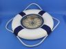 Classic White Decorative Lifering Clock with Blue Bands 18 - 2
