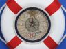 Classic White Decorative Lifering Clock with Red Bands 12 - 5
