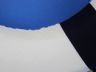 Classic White Decorative Lifering with Blue Bands 15 - 5