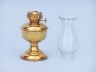 Solid Brass Table Oil Lamp 10 - 1