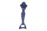 Rustic Dark Blue Cast Iron Resting Mermaid Bottle Opener 7 - 1