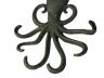 Antique Seaworn Bronze Cast Iron Wall Mounted Octopus Hooks 7 - 4