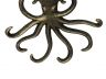 Rustic Gold Cast Iron Wall Mounted Octopus Hooks 7 - 2