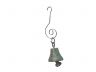 Antique Bronze Cast Iron Bell Christmas Ornament 4  - 1