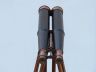 Floor Standing Admirals Bronzed With Leather Binoculars 62 - 5