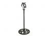 Rustic Silver Cast Iron Palm Tree Extra Toilet Paper Stand 17 - 1