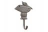 Cast Iron Decorative Pelican on Post Wall Hook 7 - 2