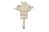 Whitewashed Cast Iron Pelican on Post Wall Hook 7 - 1