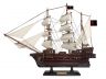 Wooden Ed Lows Rose Pink White Sails Pirate Ship Model 20 - 2