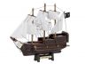 Wooden Black Barts Royal Fortune White Sails Model Pirate Ship 7 - 1