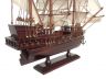 Wooden John Gows Revenge White Sails Pirate Ship Model 15 - 9