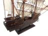 Wooden Captain Kidds Black Falcon White Sails Pirate Ship Model 15 - 11