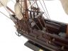 Wooden Captain Kidds Black Falcon White Sails Pirate Ship Model 20 - 6