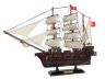 Wooden Henry Averys Fancy White Sails Pirate Ship Model 15 - 2