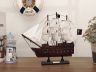 Wooden Blackbeards Queen Annes Revenge White Sails Model Pirate Ship 12 - 2