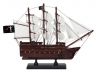 Wooden Blackbeards Queen Annes Revenge White Sails Model Pirate Ship 12 - 7