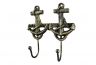 Antique Gold Cast Iron Decorative Anchor Hooks 7 - 2