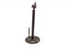 Rustic Copper Cast Iron Rooster Paper Towel Holder 15 - 2