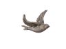 Rustic Gold Cast Iron Flying Bird Decorative Metal Wing Wall Hook 5.5 - 2
