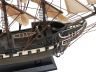 Wooden Rustic USS Constitution Tall Model Ship 24 - 4