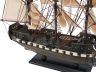 Wooden Rustic USS Constitution Tall Model Ship 24 - 5