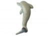 Whitewashed Cast Iron Dolphin Hook 7 - 1