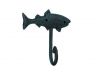 Seaworn Blue Cast Iron Fish Key Hook 6 - 5
