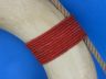 Vintage Decorative White Lifering with Red Rope Bands 20 - 4