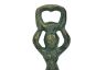 Antique Seaworn Bronze Cast Iron Swimming Mermaid Bottle Opener 7 - 3