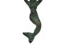 Antique Seaworn Bronze Cast Iron Swimming Mermaid Bottle Opener 7 - 4