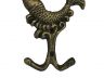 Antique Gold Cast Iron Mermaid Key Hook 6 - 4