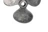 Antique Silver Cast Iron Propeller Paperweight 4 - 4