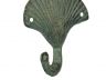 Antique Seaworn Bronze Cast Iron Seashell Hook 4 - 4