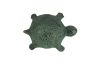 Antique Seaworn Bronze Cast Iron Turtle Paperweight 5 - 7