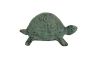Antique Seaworn Bronze Cast Iron Turtle Paperweight 5 - 6