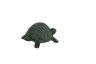 Antique Seaworn Bronze Cast Iron Turtle Paperweight 5 - 5