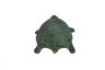 Antique Seaworn Bronze Cast Iron Turtle Paperweight 5 - 3