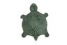 Antique Seaworn Bronze Cast Iron Turtle Paperweight 5 - 9