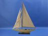 Wooden Rustic Intrepid Model Sailboat Decoration 60 - 10