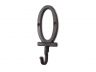 Cast Iron Number 0 Wall Hook 6 - 1