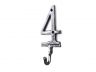 Rustic Silver Cast Iron Number 4 Wall Hook 6 - 1