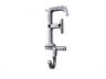 Rustic Silver Cast Iron Letter F Alphabet Wall Hook 6 - 1