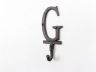 Cast Iron Letter G Alphabet Wall Hook 6 - 1