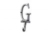 Rustic Silver Cast Iron Letter G Alphabet Wall Hook 6 - 1