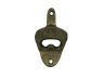 Antique Gold Cast Iron Wall Mounted Anchor Bottle Opener 3 - 5