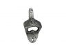 Antique Silver Cast Iron Wall Mounted Anchor Bottle Opener 3 - 1
