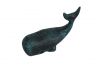 Seaworn Blue Cast Iron Whale Paperweight 5 - 1