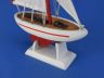 Wooden Red Pacific Sailer Model Sailboat Decoration 9 - 6