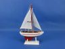 Wooden Red Sailboat Model Christmas Tree Ornament 9 - 4