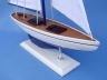 Wooden Pacific Sailboat Model Sailboat Decoration 25 - 3